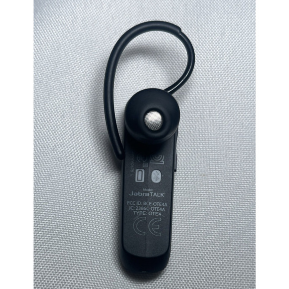 Jabra Talk 15 Black Wireless Bluetooth Mono Headset w/ Charger Black Tested OTE4 - Picture 3 of 6